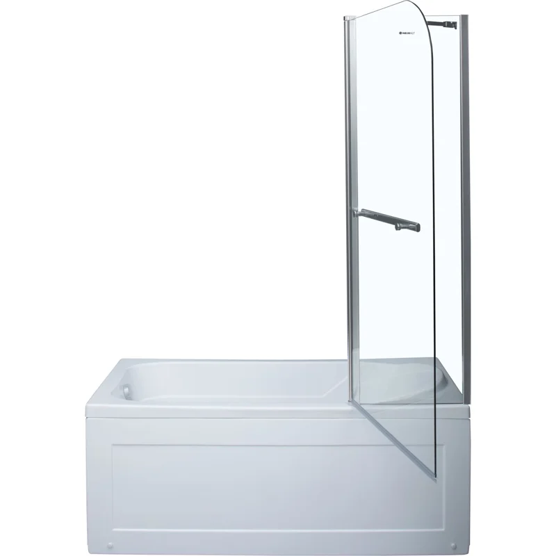 Шторка на ванну Aquanet SG-1200, прозрачное стекло