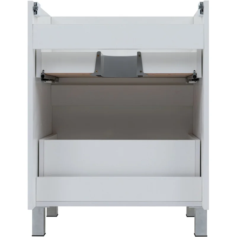 Тумба под раковину Aquanet Вега 60 напольная, белый глянец