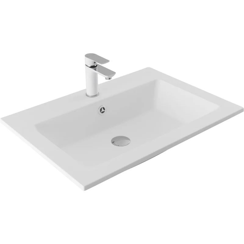 Раковина Aquanet Электра 70 белый матовый