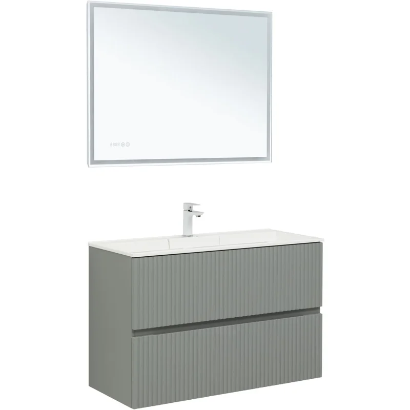 Тумба под раковину Aquanet Джейн 100 мисти грин