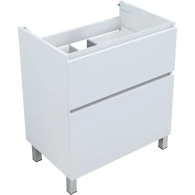 Тумба под раковину Aquanet Вега 70 напольная, белый глянец