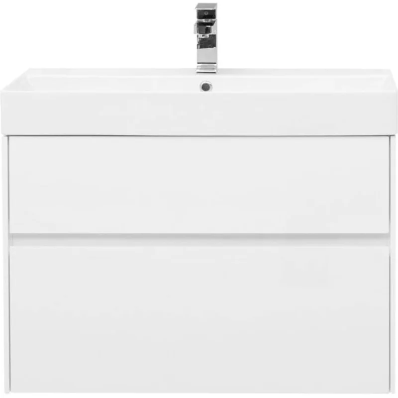 Тумба с раковиной Aquanet Бруклин 85 белый