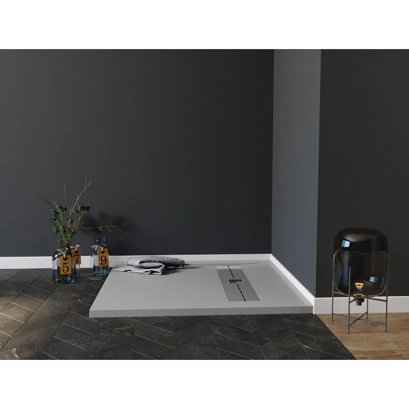 Душевой поддон Aquanet Delight 90х90 серый