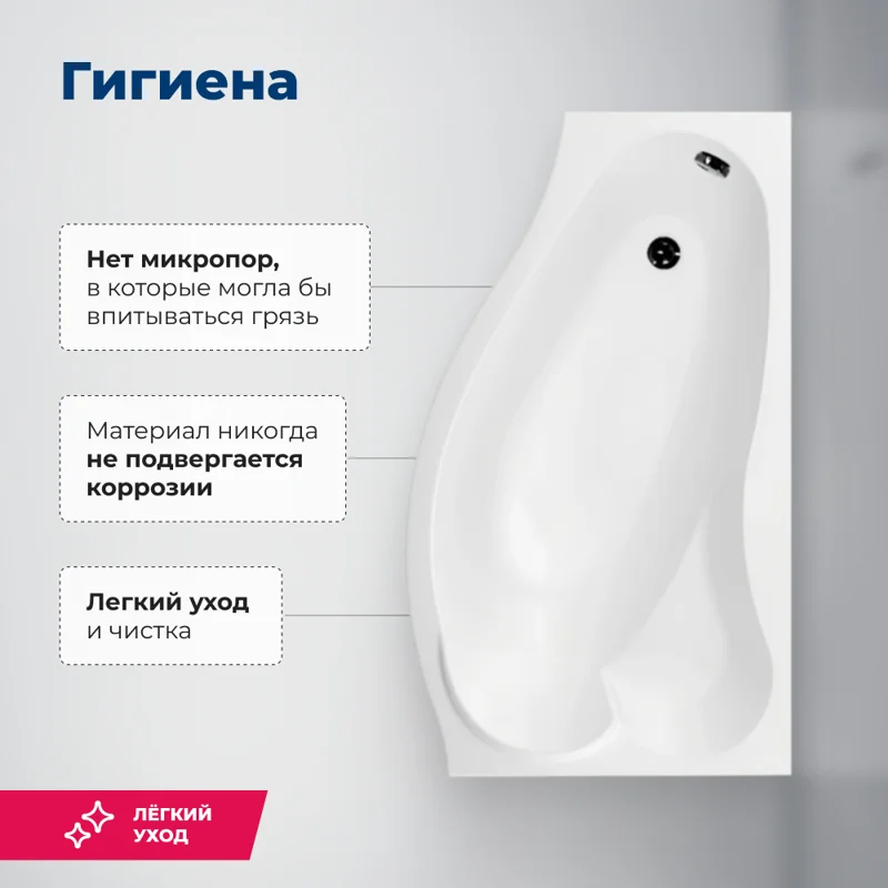 Акриловая ванна Aquanet Palma 170x90/60 R (с каркасом)