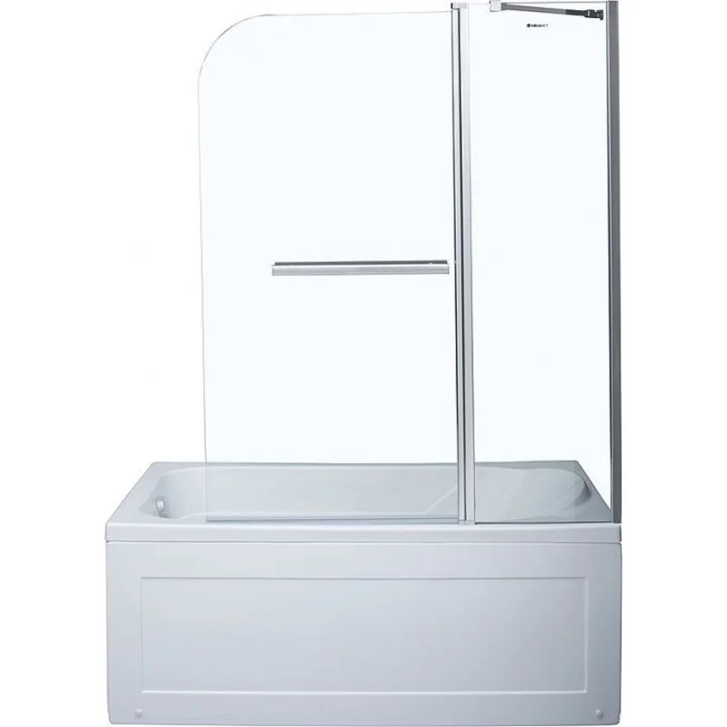 Шторка на ванну Aquanet SG-1200, прозрачное стекло