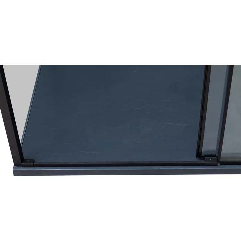 Душевая дверь Aquanet Pleasure Evo 140 AE65-N140-BT профиль черный, прозрачное стекло