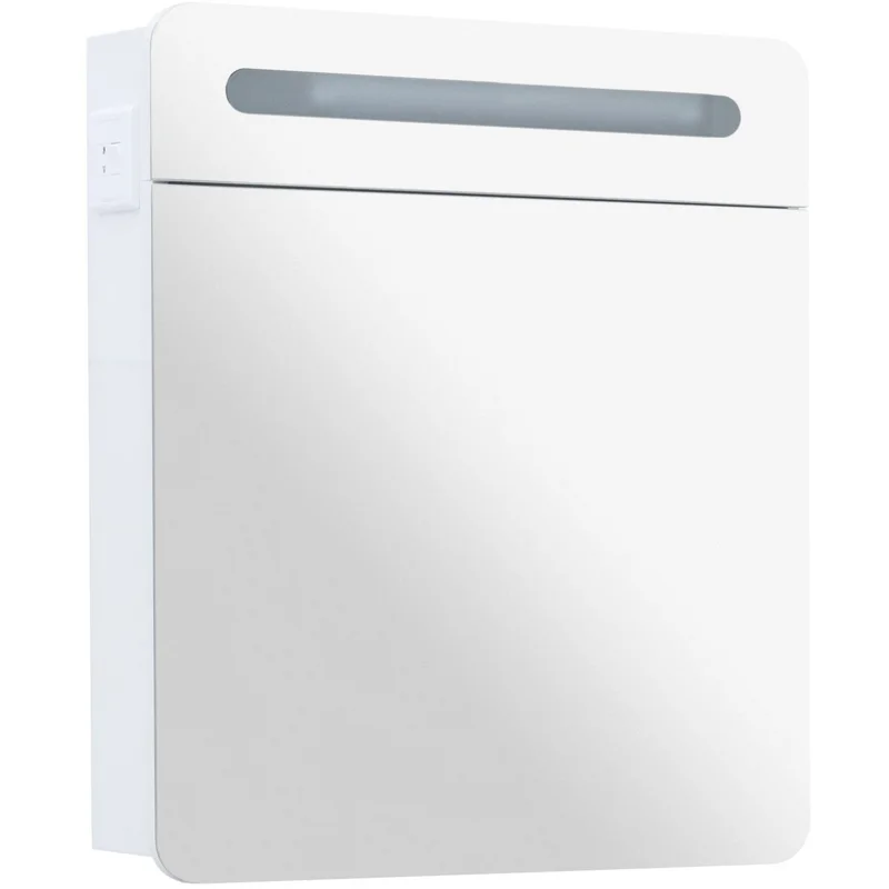 Зеркальный шкаф Aquanet Лукка 70 белый