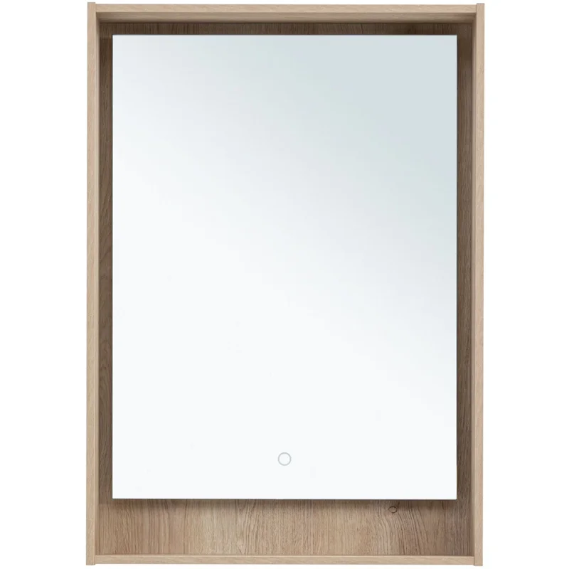 Зеркало Aquanet Милан 60 дуб светлый