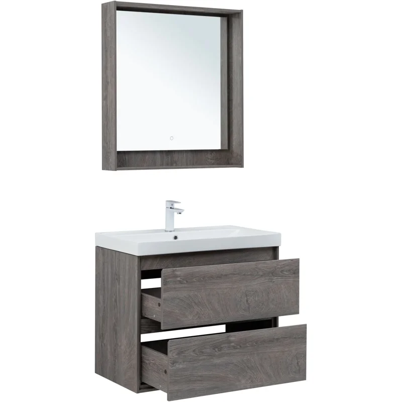 Тумба под раковину Aquanet Милан 80 дуб рошелье