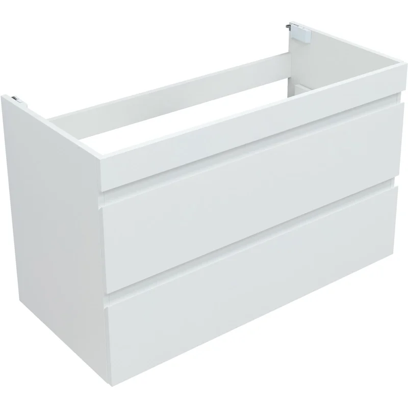 Тумба под раковину Aquanet Нота New 100 белый глянец