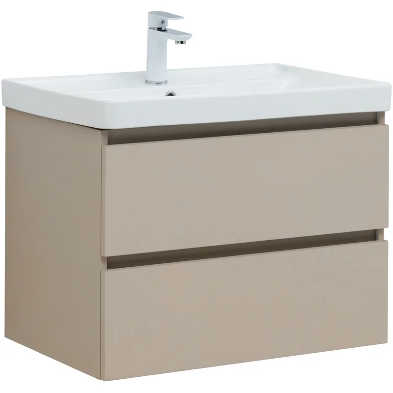 Тумба под раковину Aquanet Вега 2.0 70 бежевый