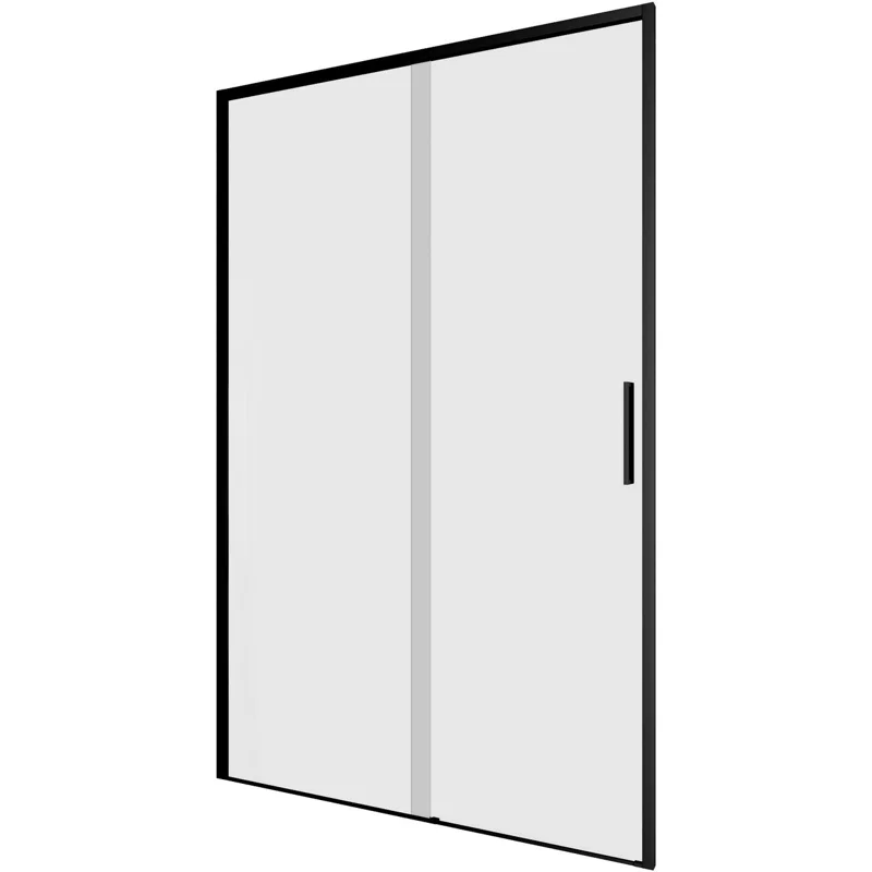 Душевая дверь Aquanet Pleasure Evo 120 AE65-N120-BT профиль черный, прозрачное стекло