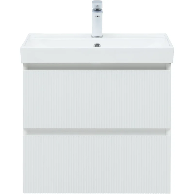 Тумба под раковину Aquanet Альтера 60 белый матовый