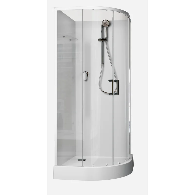 Душевая кабина Aquanet Passion EVO R white 90x90 набор 1