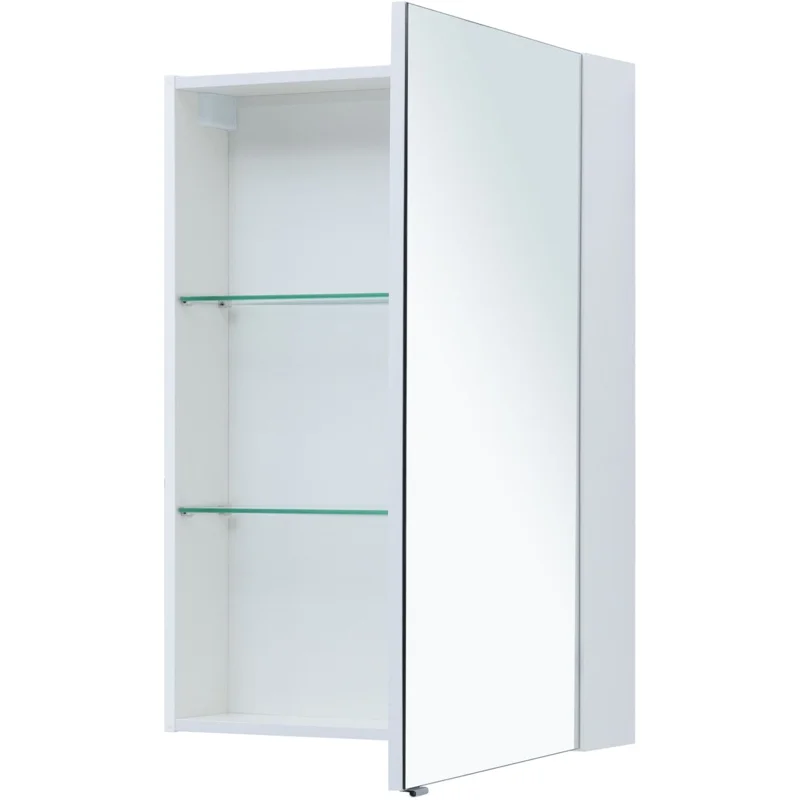 Зеркальный шкаф Aquanet Алвита New 60 Белый матовый