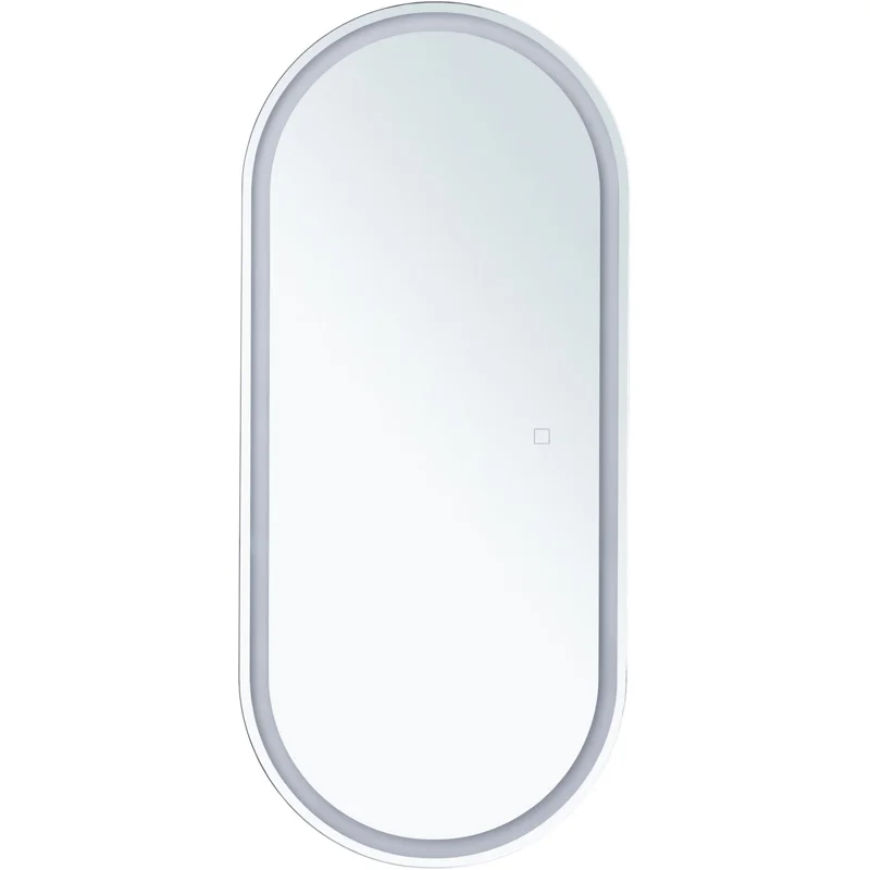 Зеркальный шкаф Aquanet Монте 40 белый, с LED подсветкой