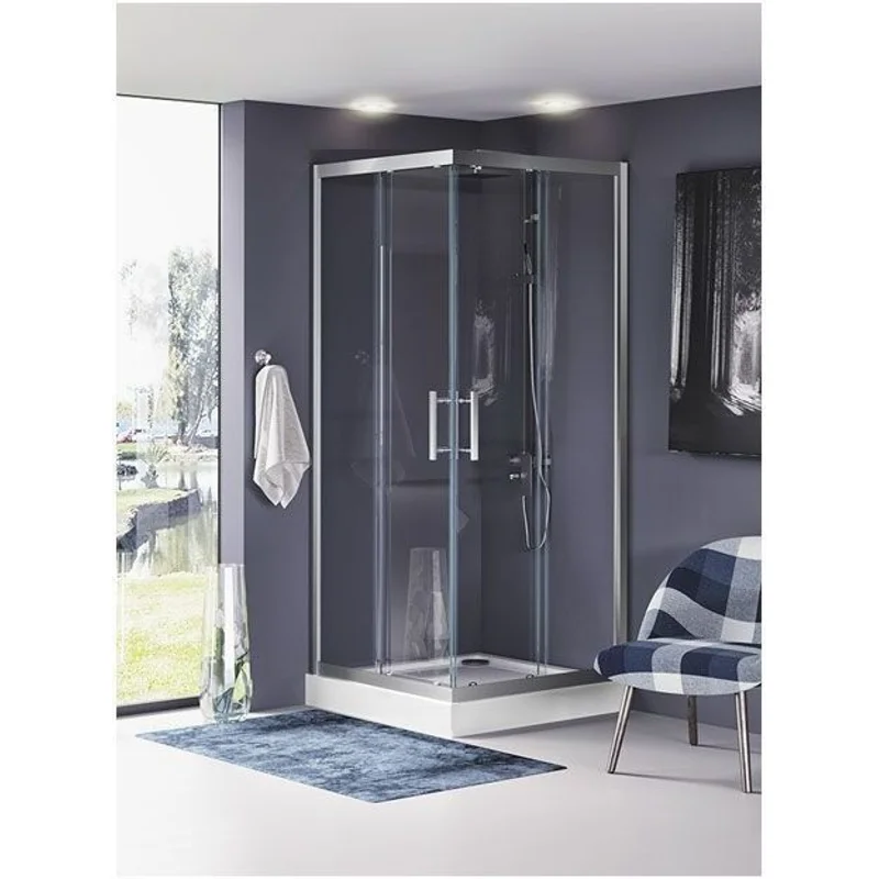 Душевой уголок Aquanet Delta Cube NPE1142 90x90, прозрачное стекло