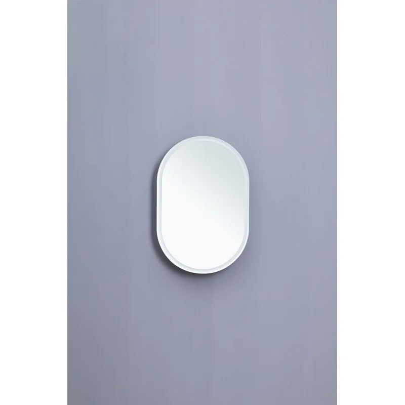 Зеркальный шкаф Aquanet Монте 60 белый, с LED подсветкой