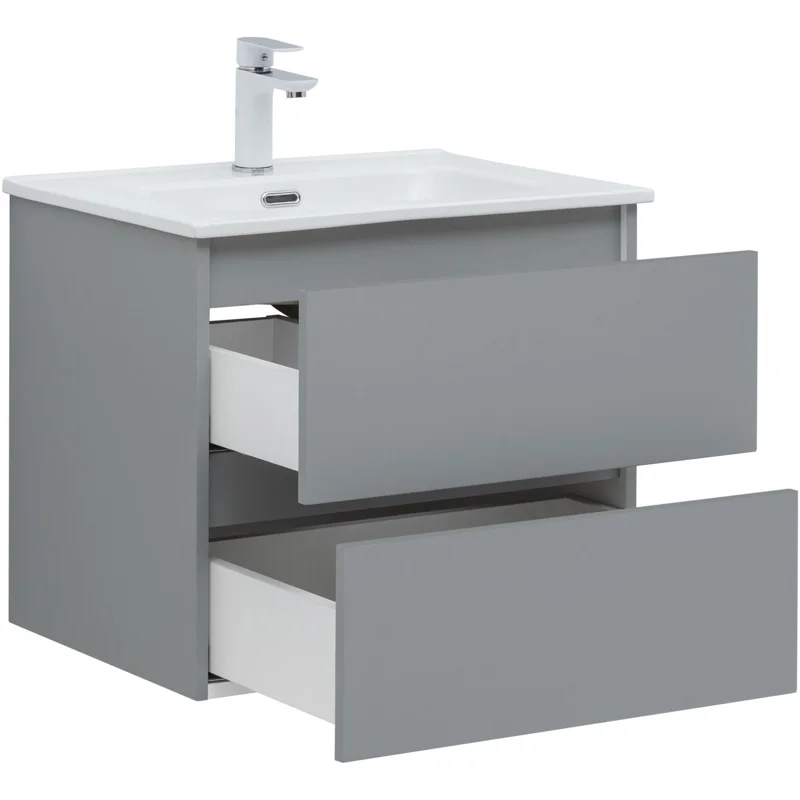 Тумба под раковину Aquanet Вега 2.0 60 мисти грин