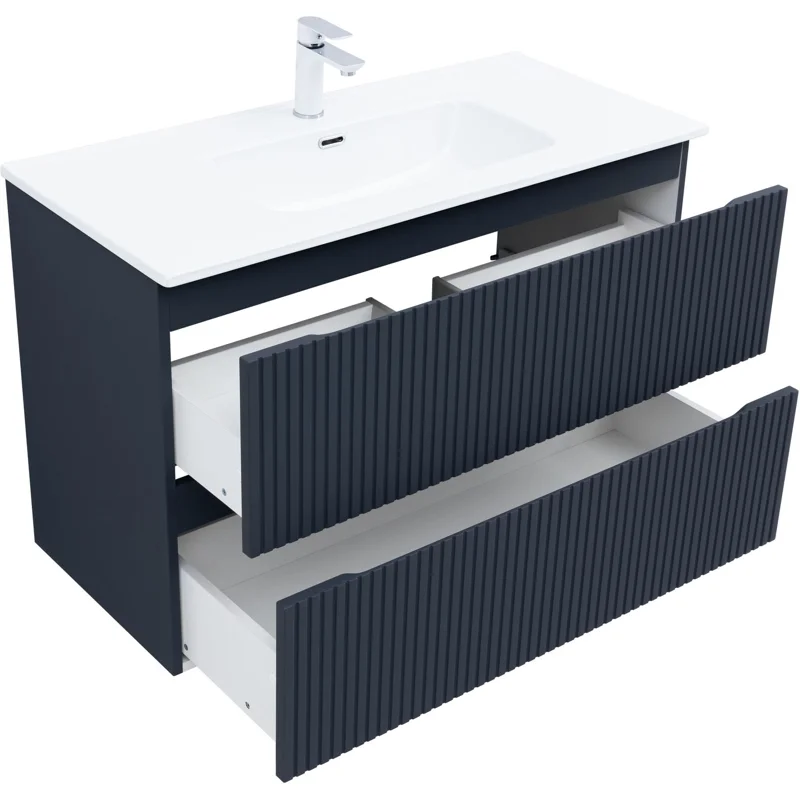 Тумба под раковину Aquanet Джейн (Flat) 100 маренго