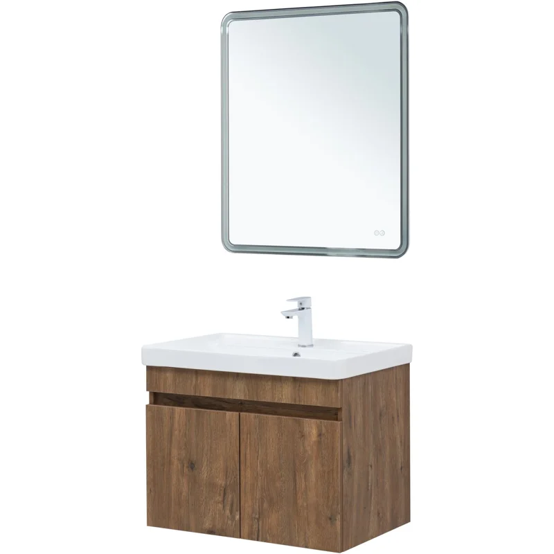 Тумба под раковину Aquanet Оптима 70 дуб рустикальный 