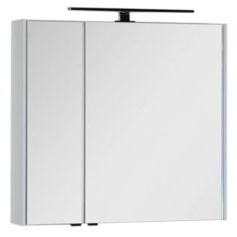 Зеркальный шкаф Aquanet Латина 80 белый