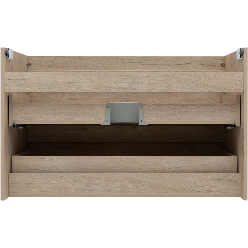 Тумба под раковину Aquanet Нота New 100 дуб светлый