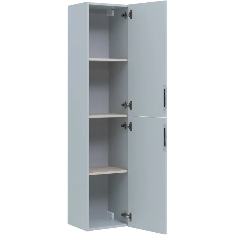 Пенал Aquanet Алвита New 35 Серый