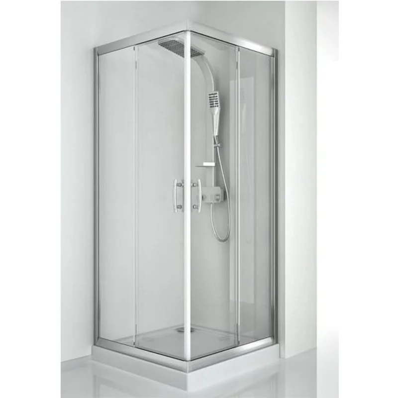 Душевой уголок Aquanet Alfa Cube NAA1142 100x100, прозрачное стекло