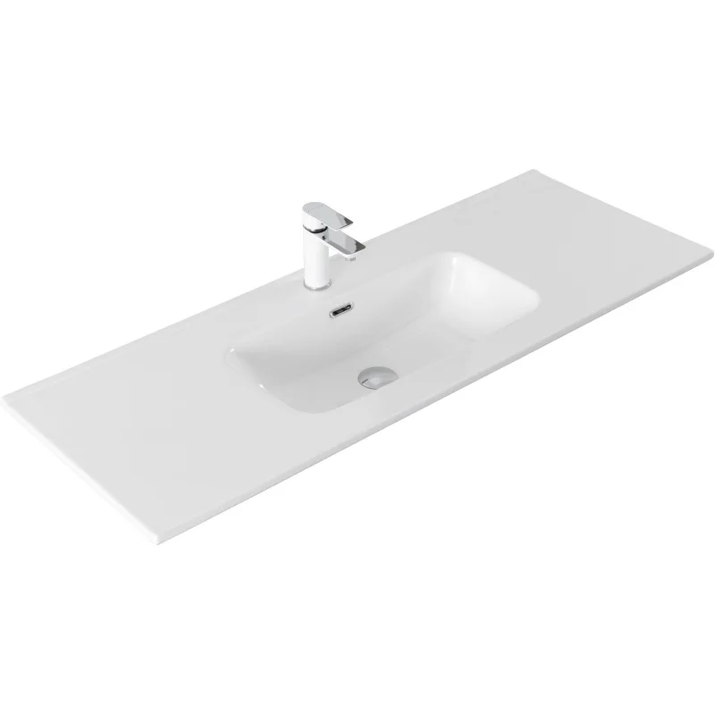 Раковина Aquanet Flat 120 белая