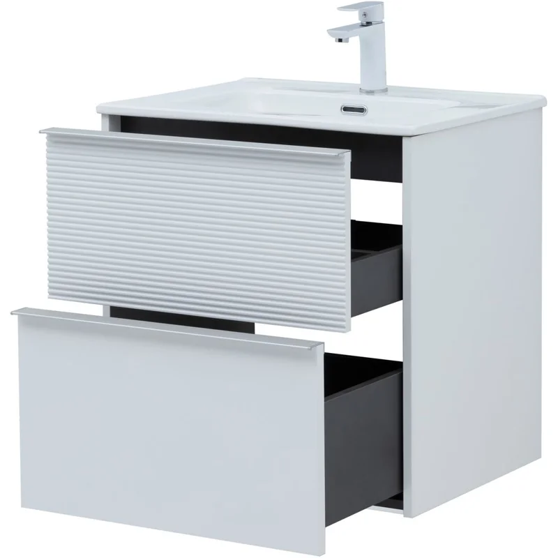 Тумба под раковину Aquanet Вита 60 белый матовый