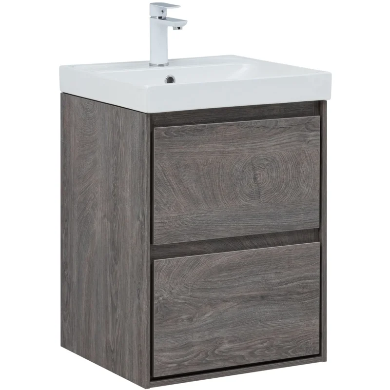 Тумба под раковину Aquanet Милан 50 дуб рошелье