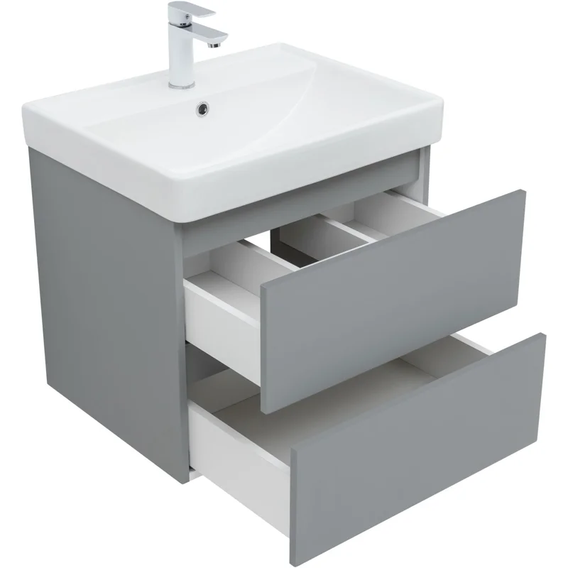 Тумба под раковину Aquanet Вега 2.0 60 мисти грин