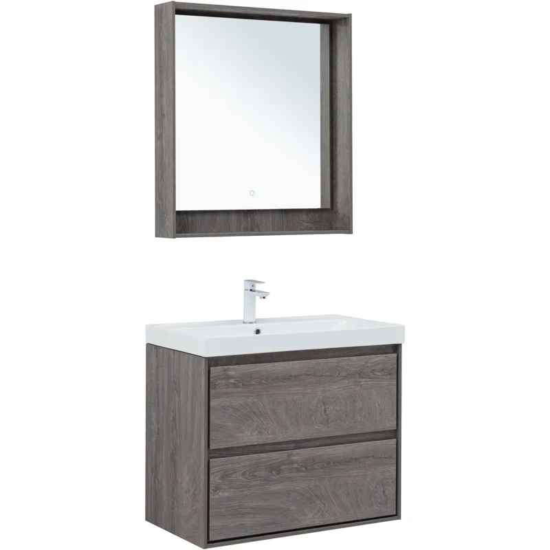 Тумба под раковину Aquanet Милан 80 дуб рошелье