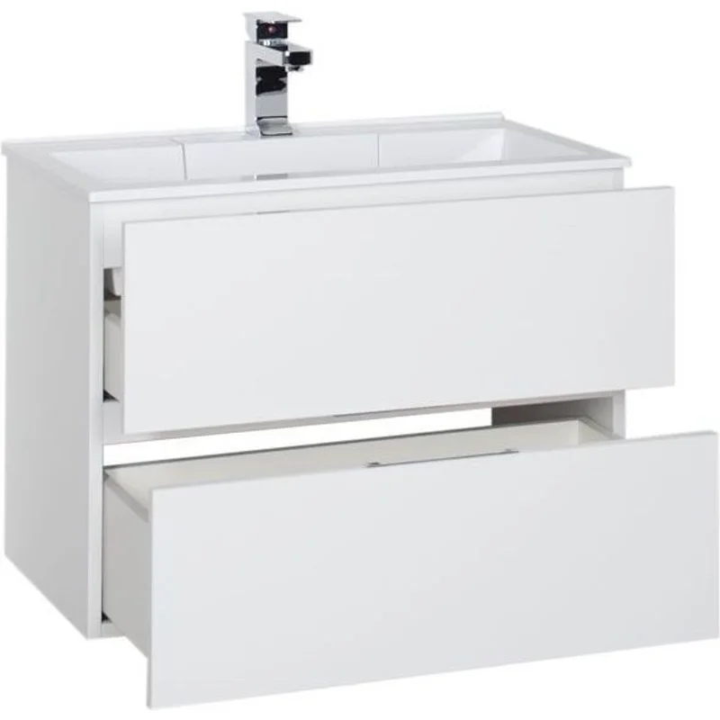 Тумба с раковиной Aquanet Алвита 70 белый