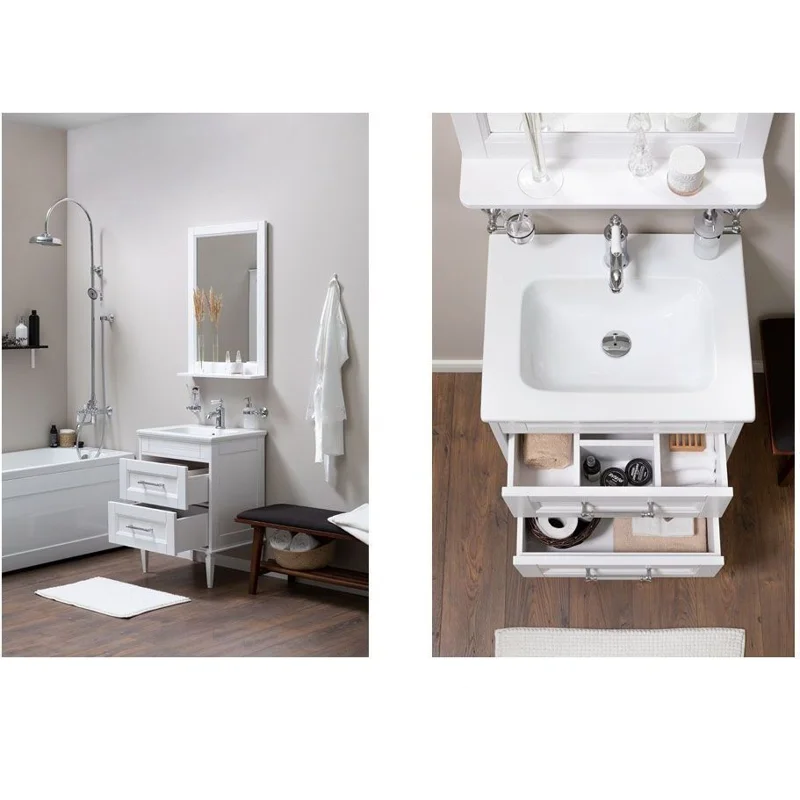 Раковина-столешница Aquanet Бостон 60