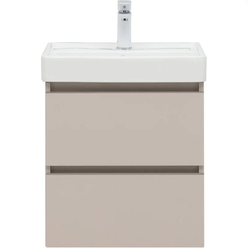 Тумба под раковину Aquanet Вега 2.0 50 бежевый