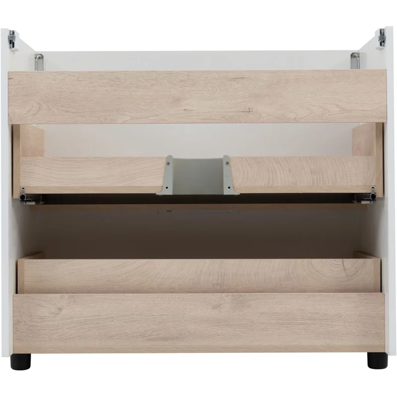 Тумба под раковину Aquanet Ирис New 90 напольная, белый глянец