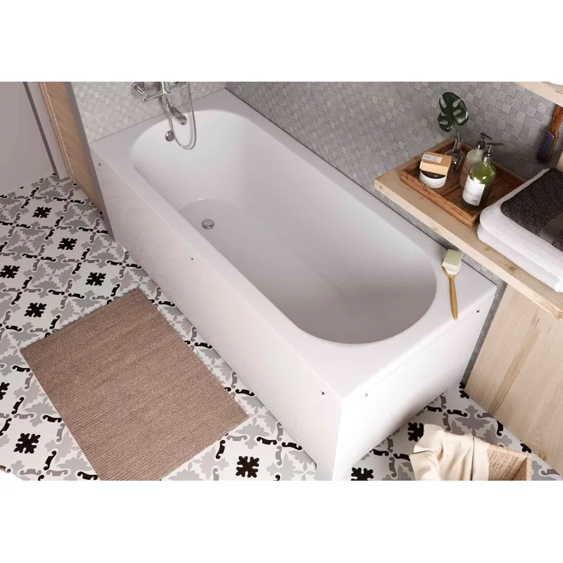 Ванна из искусственного мрамора Aquanet Lotos Stone 180х80 AQ-00332894