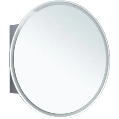 Зеркальный шкаф Aquanet Оптима 70 белый, с LED подсв...