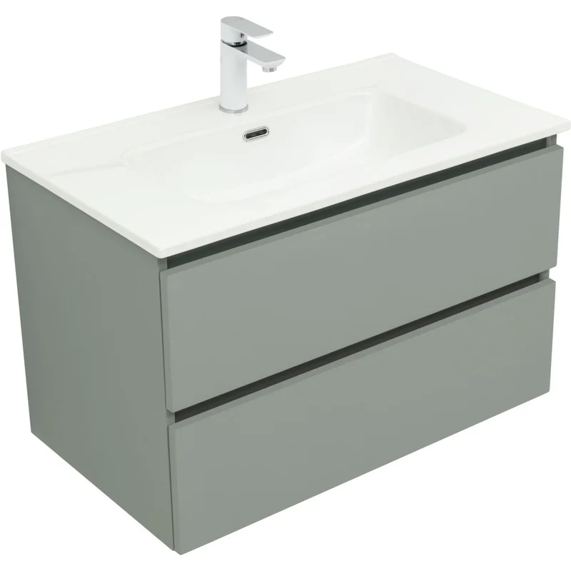 Тумба под раковину Aquanet Вега 2.0 80 мисти грин