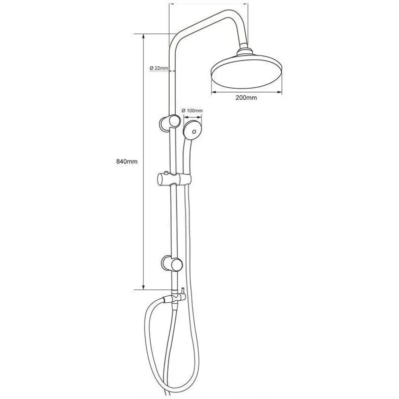 Душевая стойка Aquanet Passion R