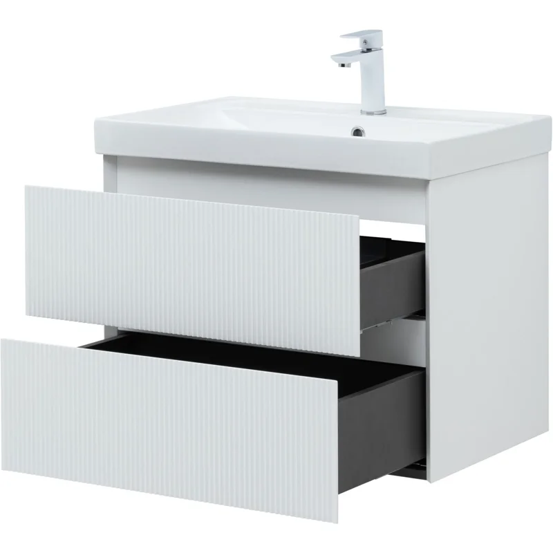 Тумба под раковину Aquanet Альтера 70 белый матовый