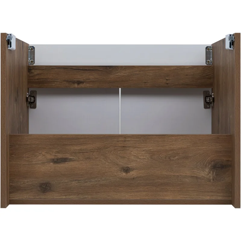 Тумба под раковину Aquanet Оптима 70 дуб рустикальный/белый сатин