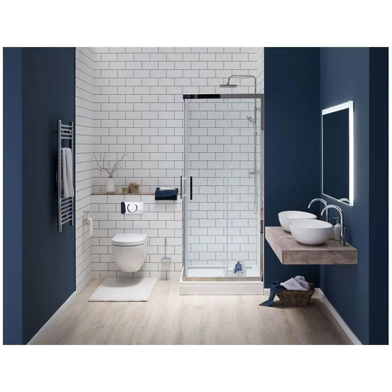 Душевой уголок Aquanet Delta Cube NPE1142 90x90, прозрачное стекло