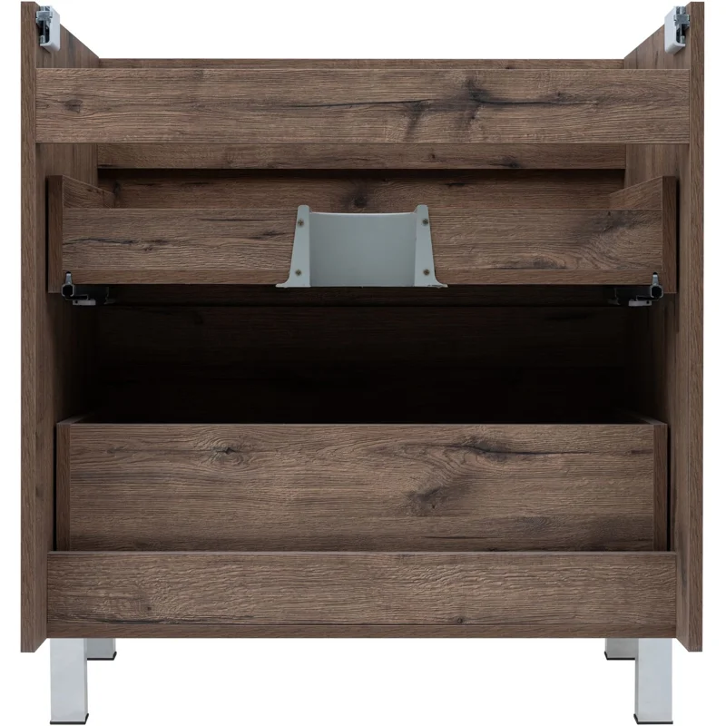 Тумба под раковину Aquanet Нота New 90 напольная, дуб веллингтон табак