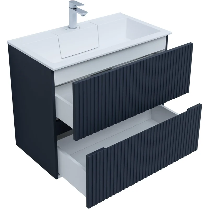 Тумба под раковину Aquanet Джейн 80 маренго