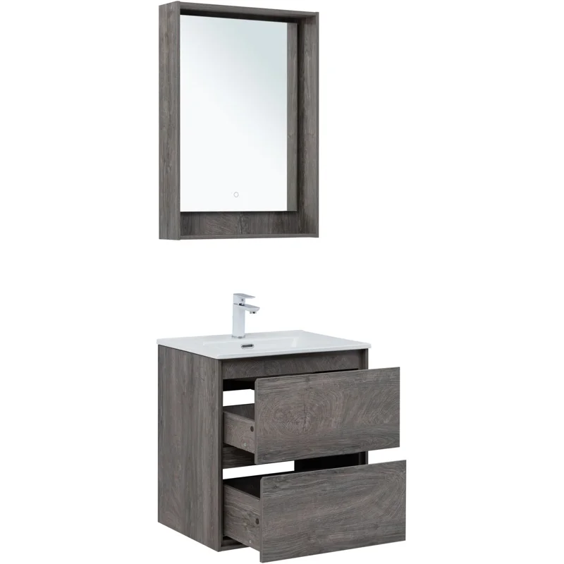 Тумба под раковину Aquanet Милан 60 дуб рошелье