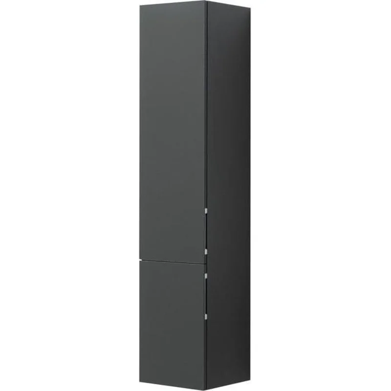 Шкаф-пенал Aquanet Алвита 35 L серый антрацит