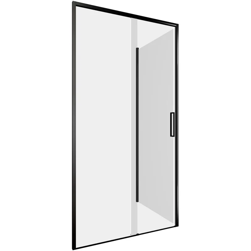 Душевой уголок Aquanet Pleasure Evo 100x80 AE65-100x80-BT профиль черный, прозрачное стекло